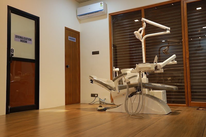 Modern treatment room with new dental chair